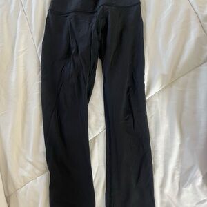 Black Lululemon Luxtreme Pants Size 4 (either 21-23”)
